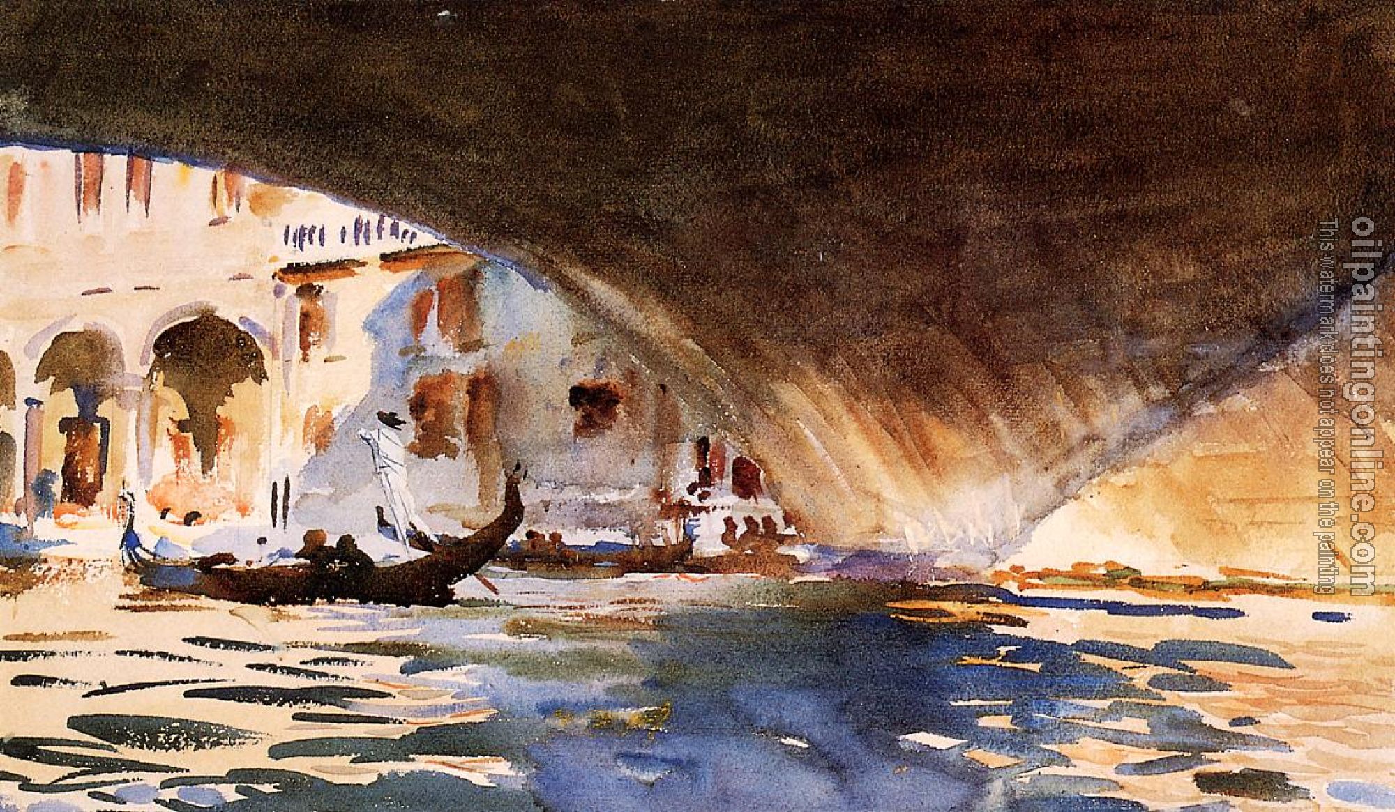 Sargent, John Singer - Under the Rialto Bridge